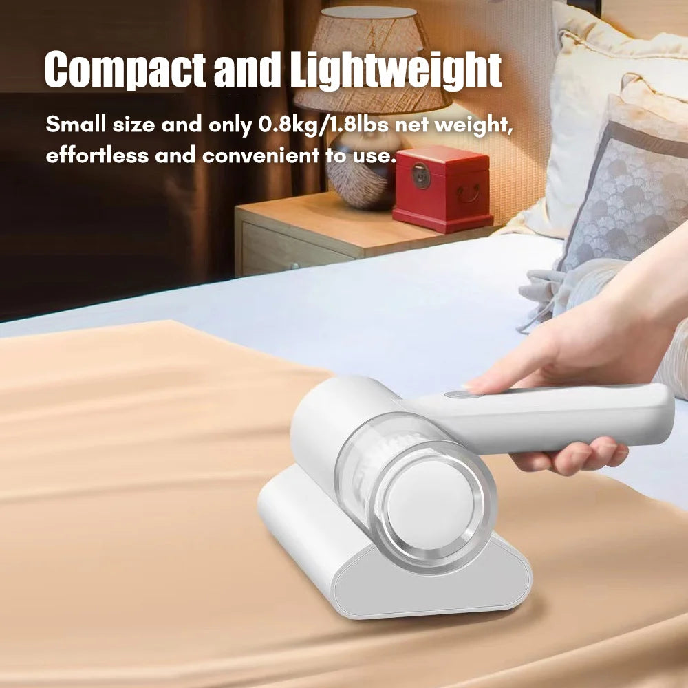 Cordless Vacuum Cleaner Handheld UV Cleaner Built-In Battery 10Kpa Powerful Suction for Cleaning Bed Pillows Clothes Sofa Carpet