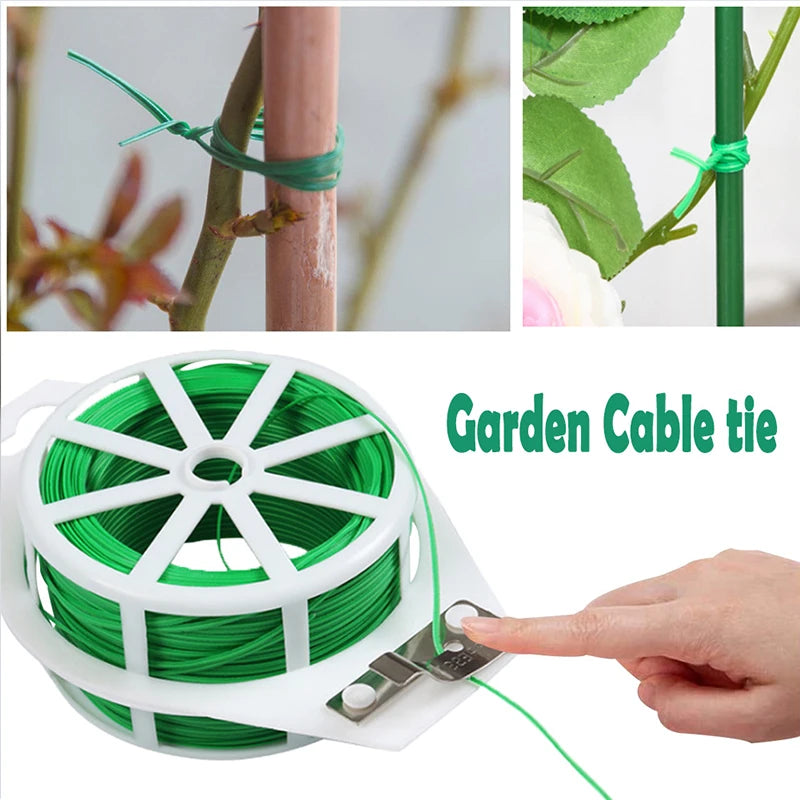 Multifunctional Garden Strapping Climbing Cane Fixed Line Reusable Flower Plant Support Strap Tie Home Improvement Cable Ties