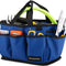 Gardening Tote Bag, Deluxe Garden Tool Storage Bag and Home Organizer with Pockets, Wear-Resistant & Reusable, 14 Inch, Blue